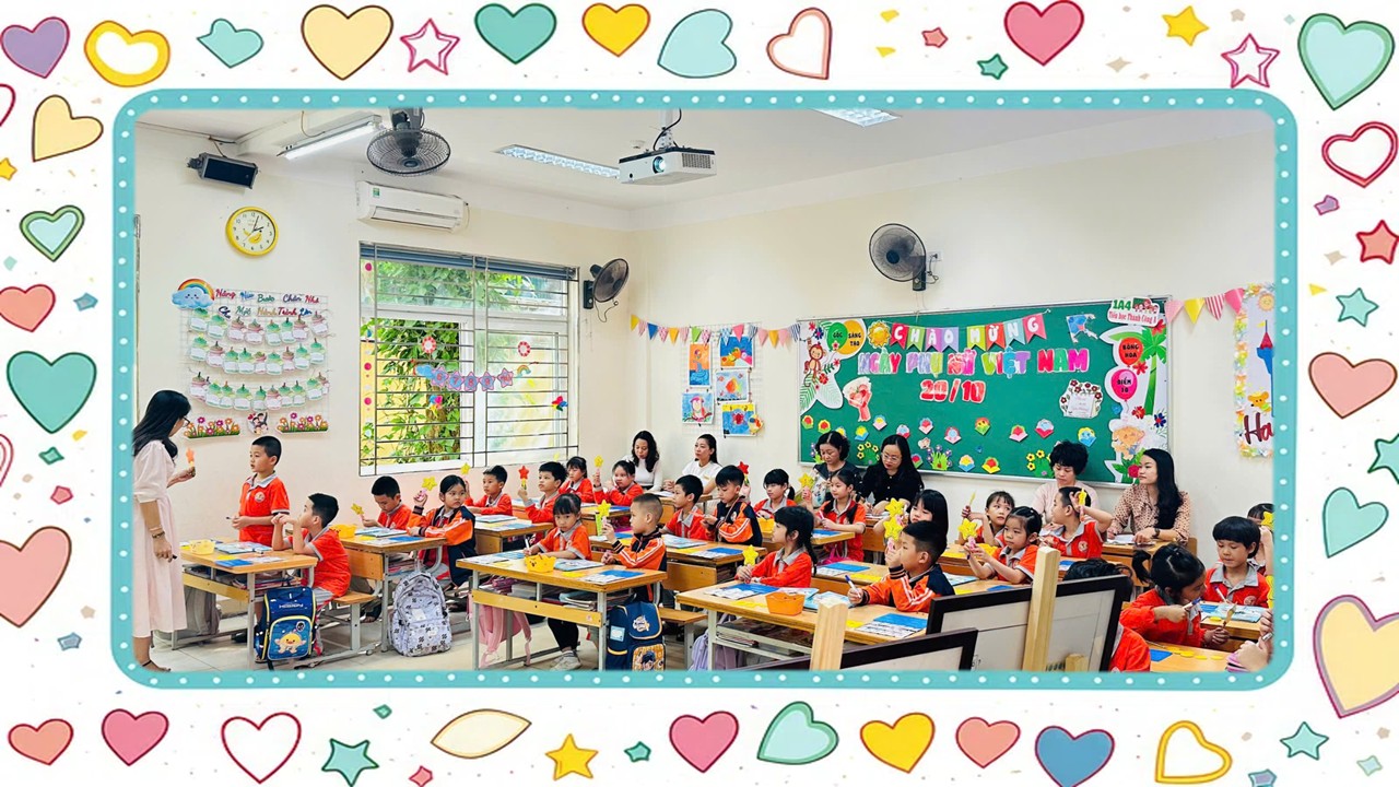 A group of children in a classroom
AI-generated content may be incorrect.