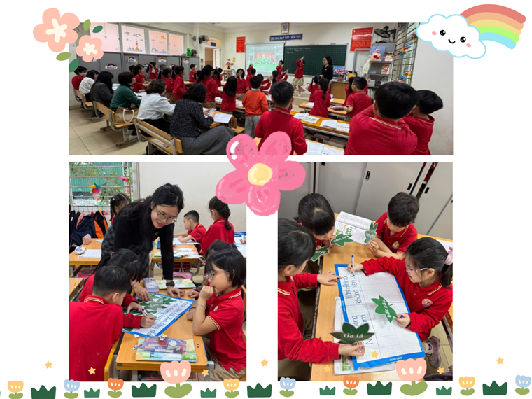 A collage of a group of children in a classroom

AI-generated content may be incorrect.