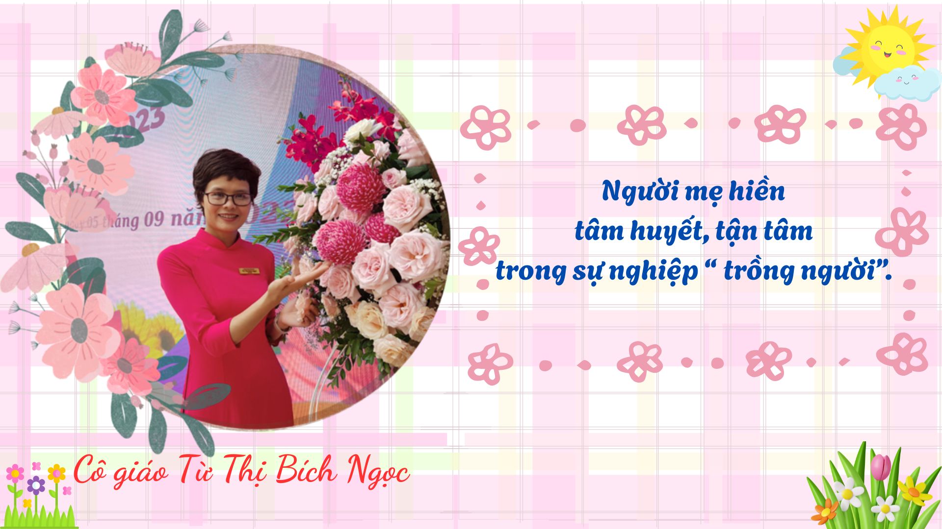 A person in a red dress pointing at flowers

AI-generated content may be incorrect.