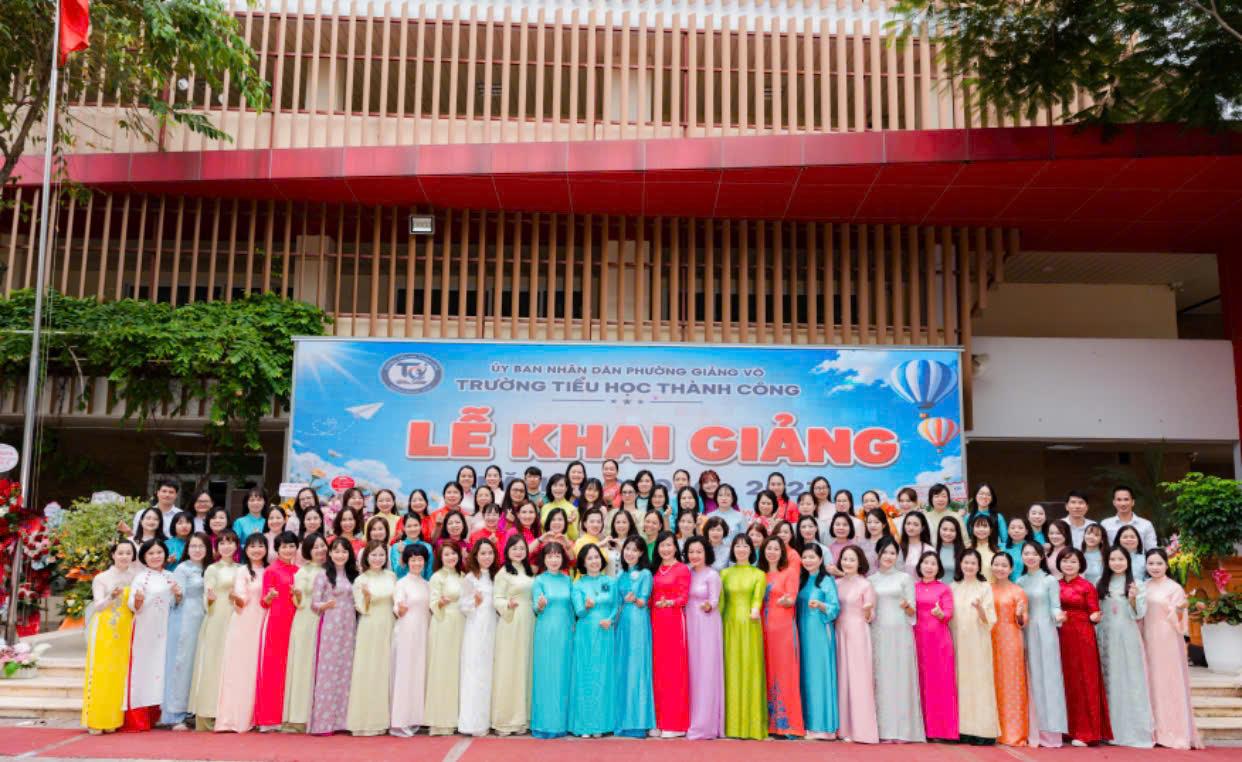 Ngày hội đến trường – Khởi đầu hành trình mới tại Tiểu học Thành Công